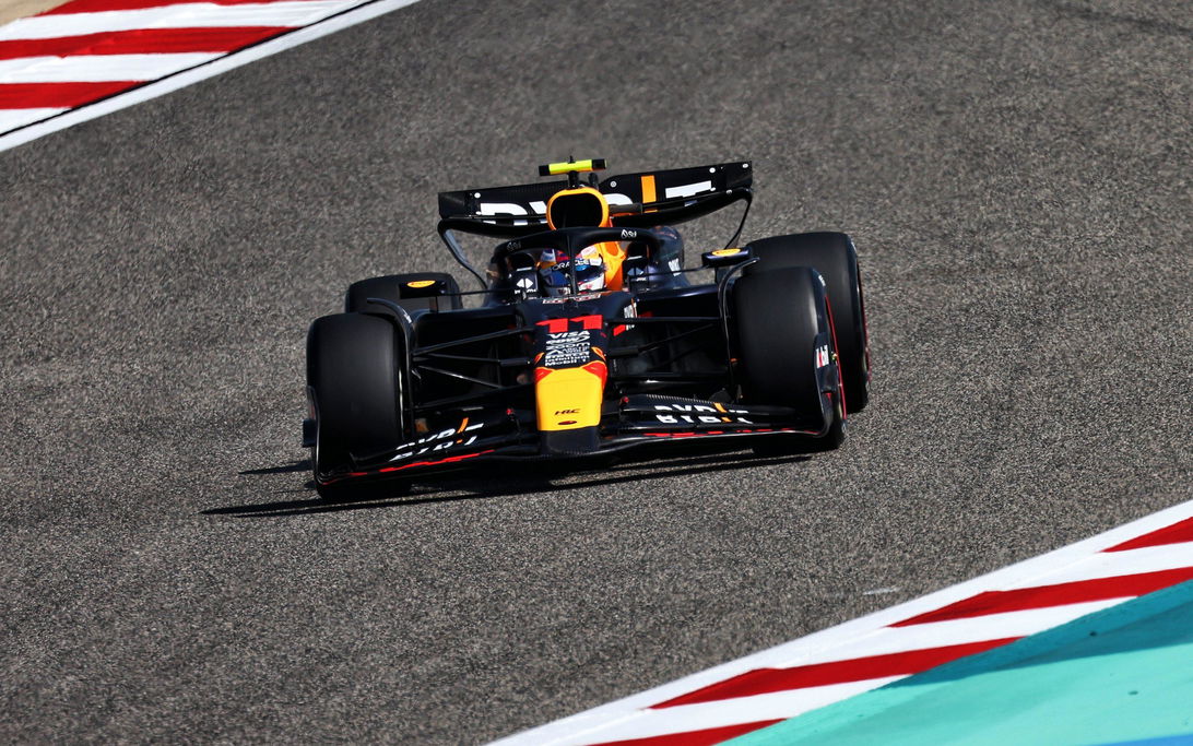 Perez Bahrain test