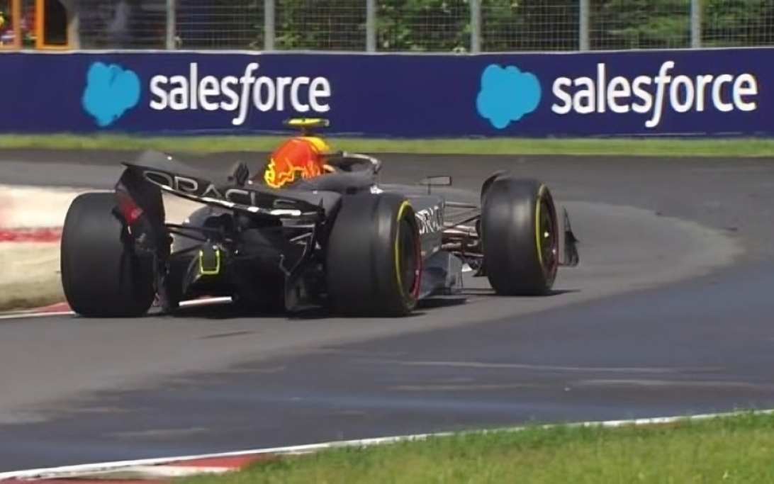 Perez crash Canada screenshot