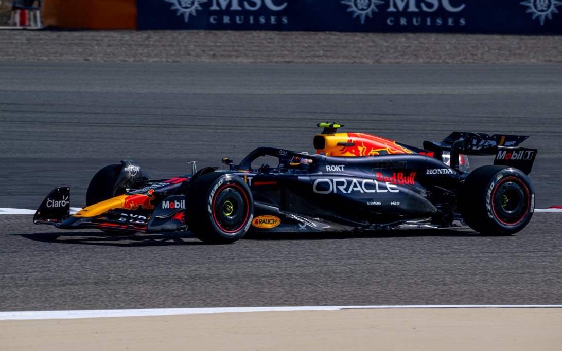 Perez Bahrain test