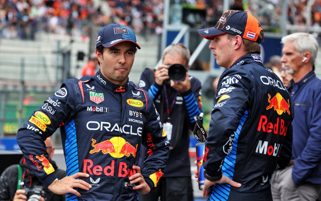 Sergio Perez Max Verstappen Red Bull