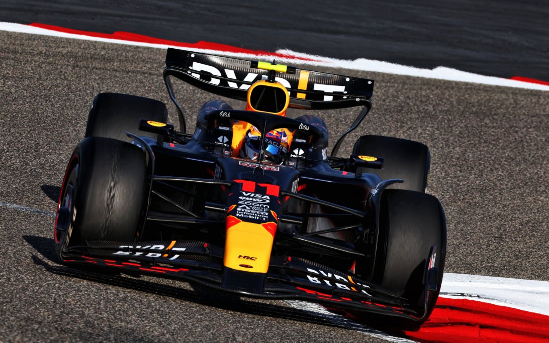 Perez Bahrain test