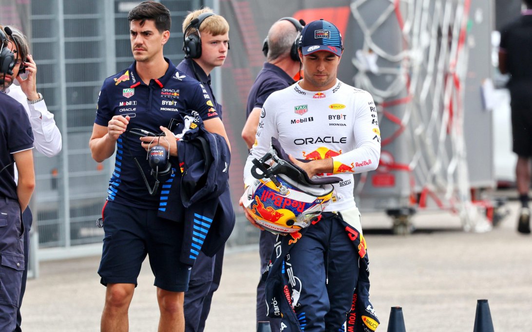 Perez walk of shame Qualifying Hungary