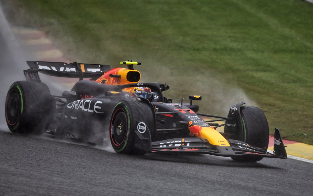 Perez FP3 wet Belgium