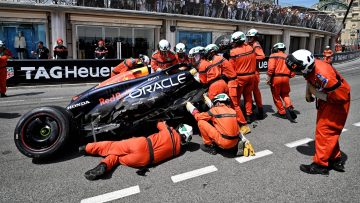 Scary footage reveals true extent of Perez's Monaco smash