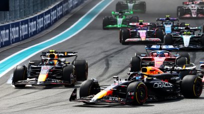 Perez Verstappen close up