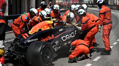 Perez crash Monaco