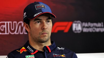 Perez qualifying Belgium