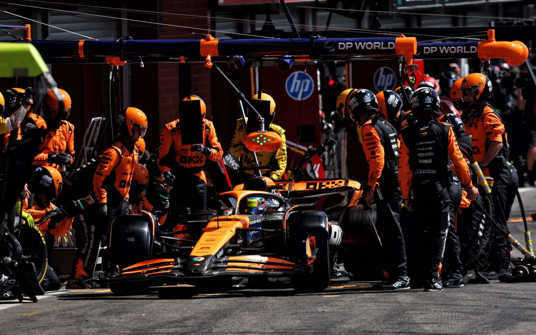 Piastri pitstop GP Belgium