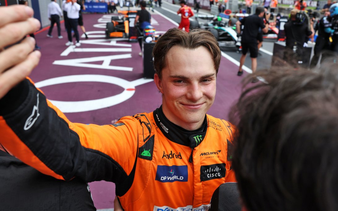 Piastri Austria Parc Ferme