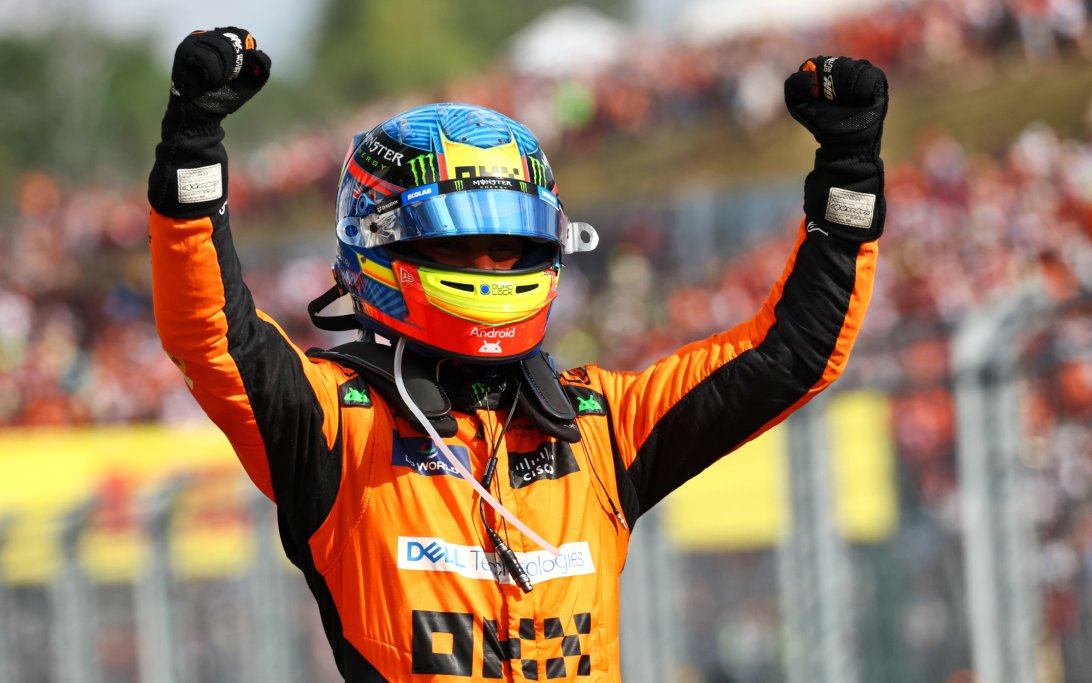 Piastri race Hungary