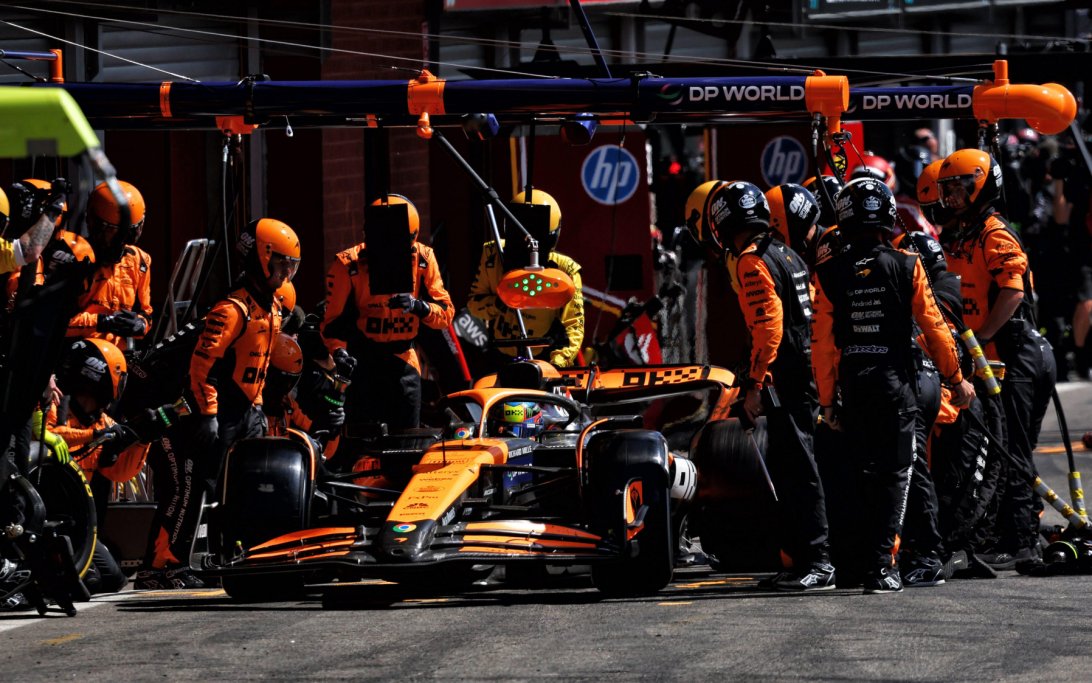 Piastri pitstop GP Belgium