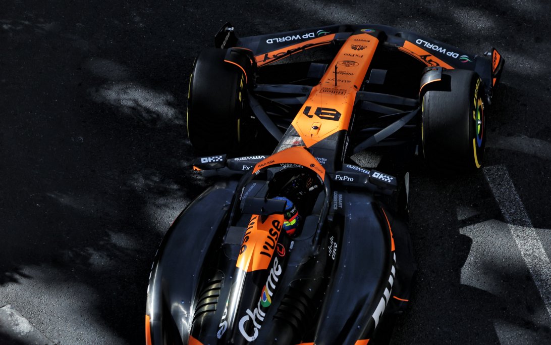 Piastri race Baku
