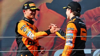 Piastri Norris race Hungary