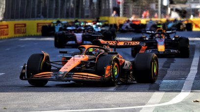 Piastri race Baku