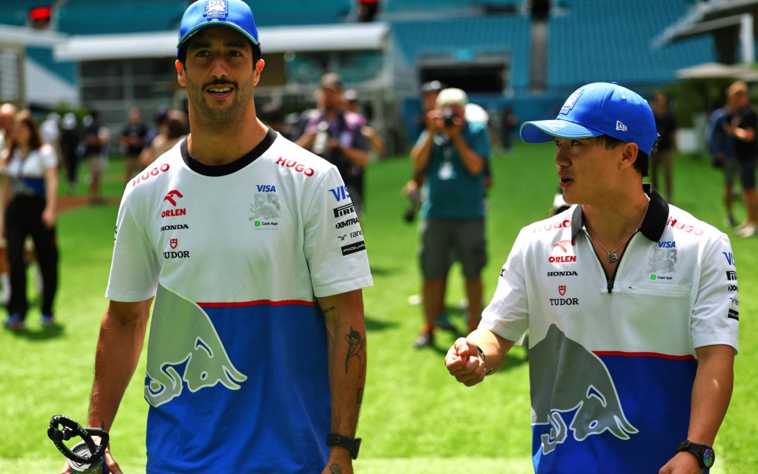 Ricciardo Tsunoda Miami Sunday