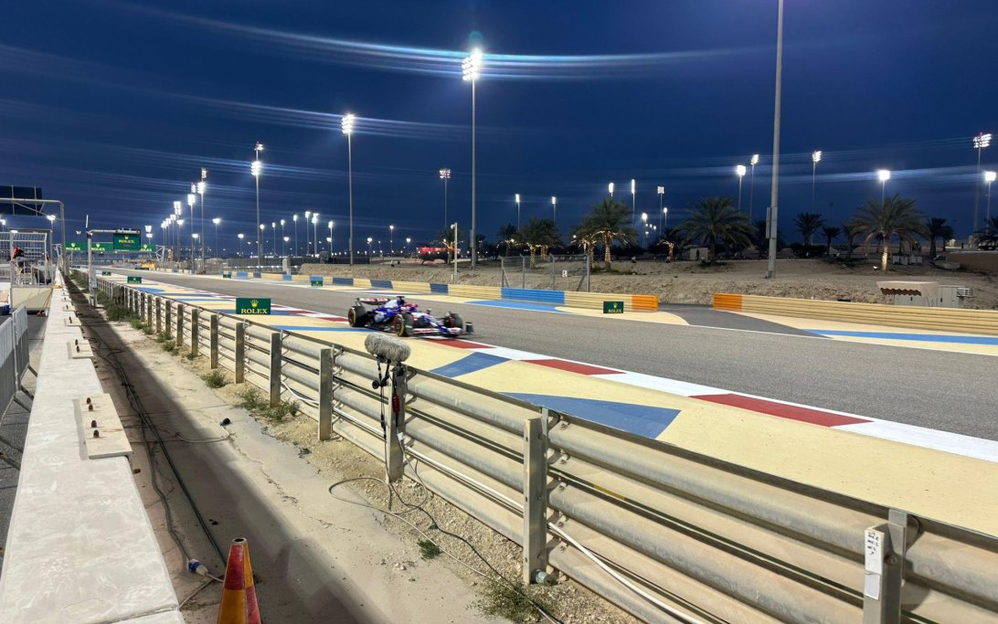 Ricciardo wintertest bahrain 2024 day 2