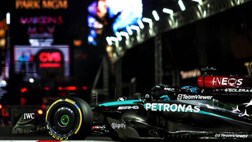 LIVE: Reaction as Russell hits jackpot with Vegas pole