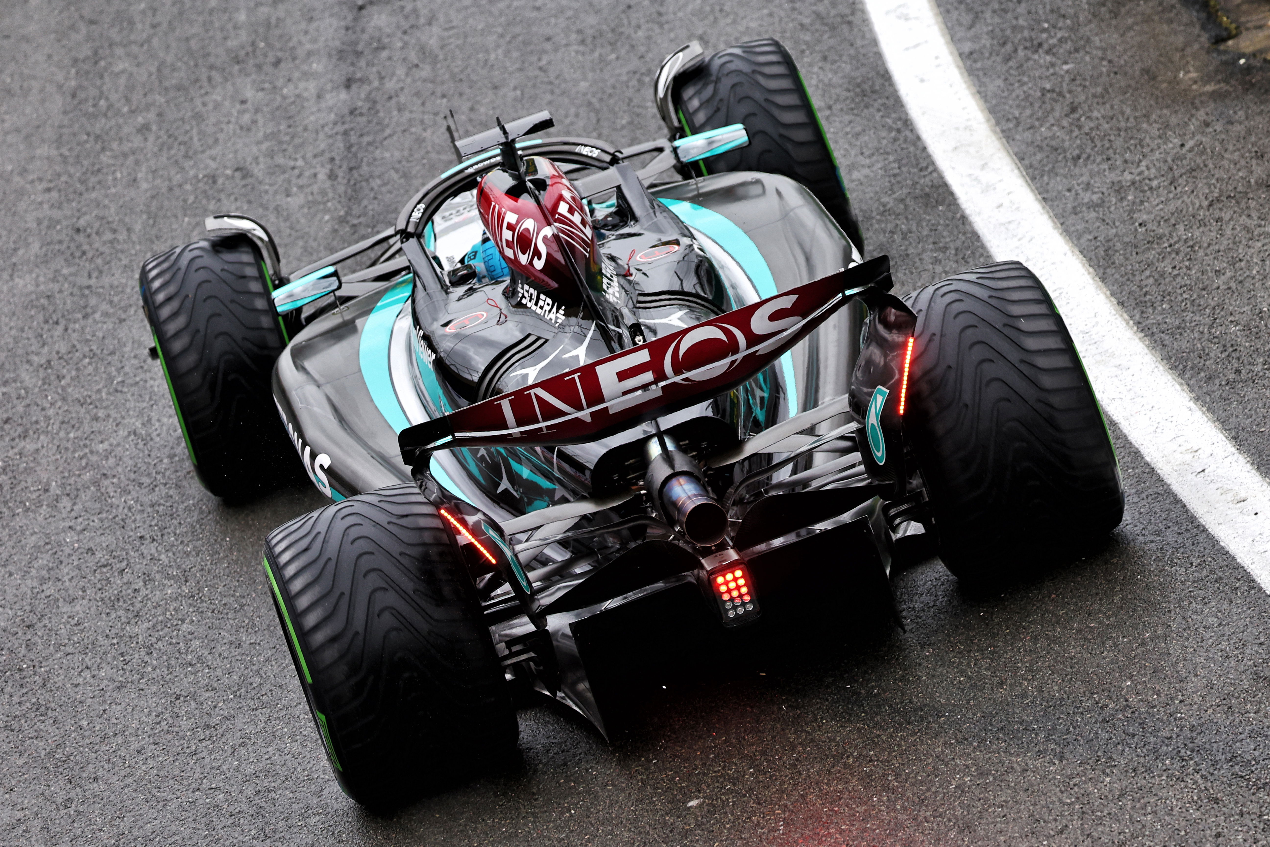 Russell wet FP3 Silverstone