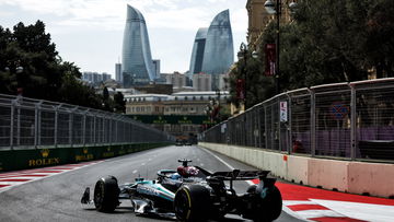 Russell causes Azerbaijan surprise as red flags again create issues