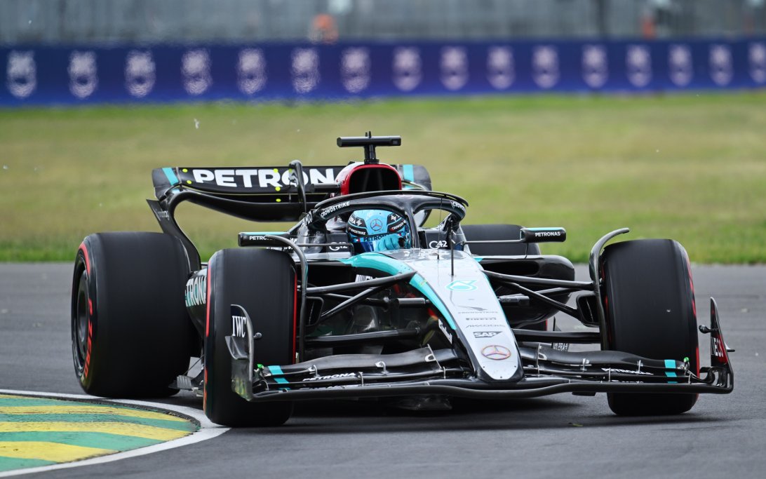 Russell qualifying Canada