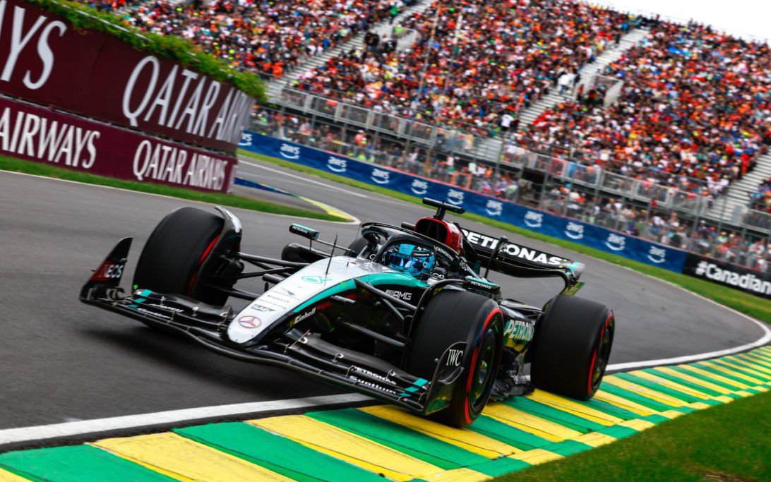 Russell qualifying Canada