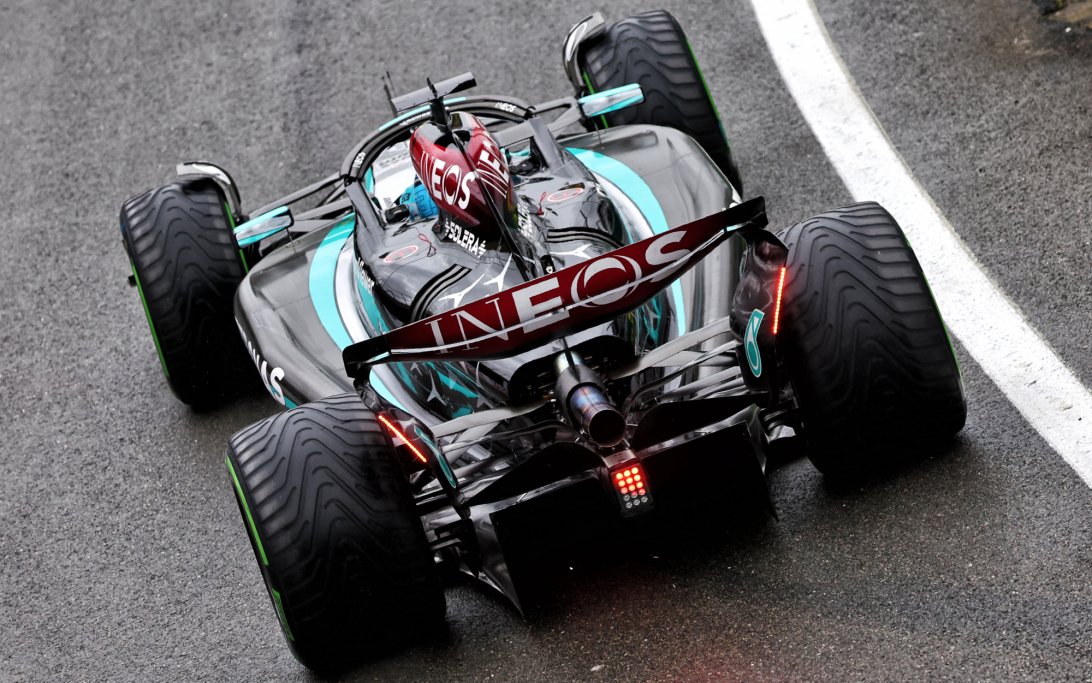 Russell wet FP3 Silverstone