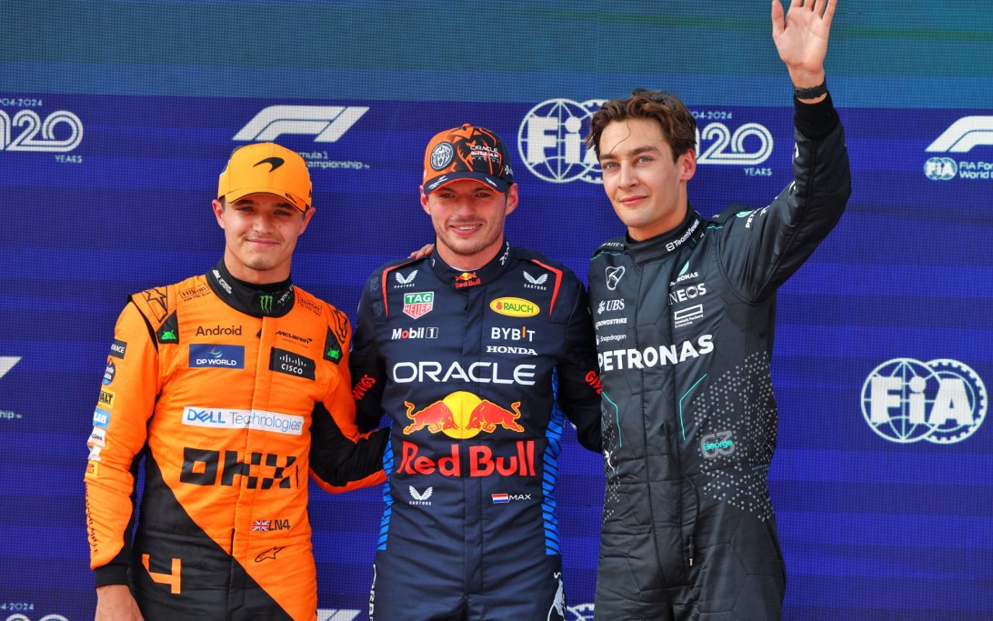 Russell Norris Verstappen Qualifying Austria