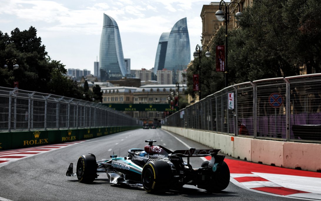 Russell FP1 Baku