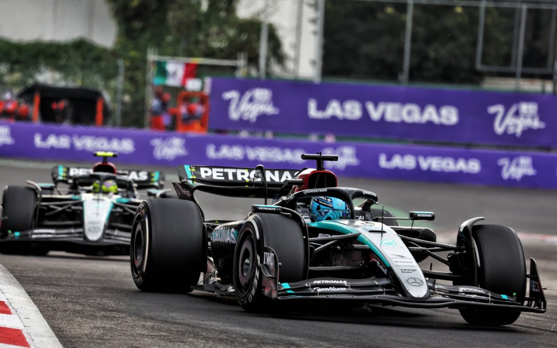 Russell Hamilton race Mexico