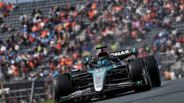 Russell leads Piastri as Hulkenberg shunts during FP2