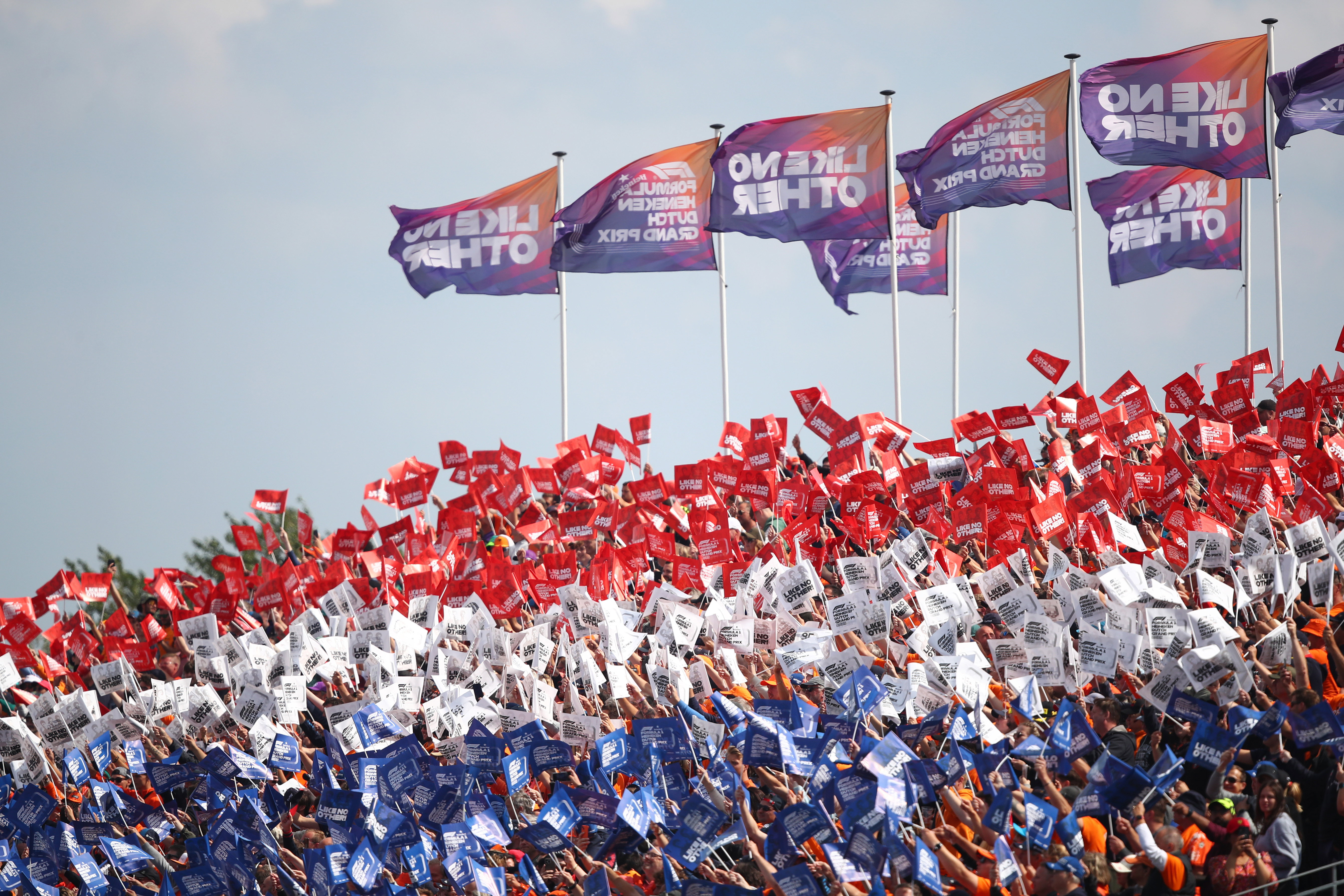 Circuit Zandvoort Dutch flag