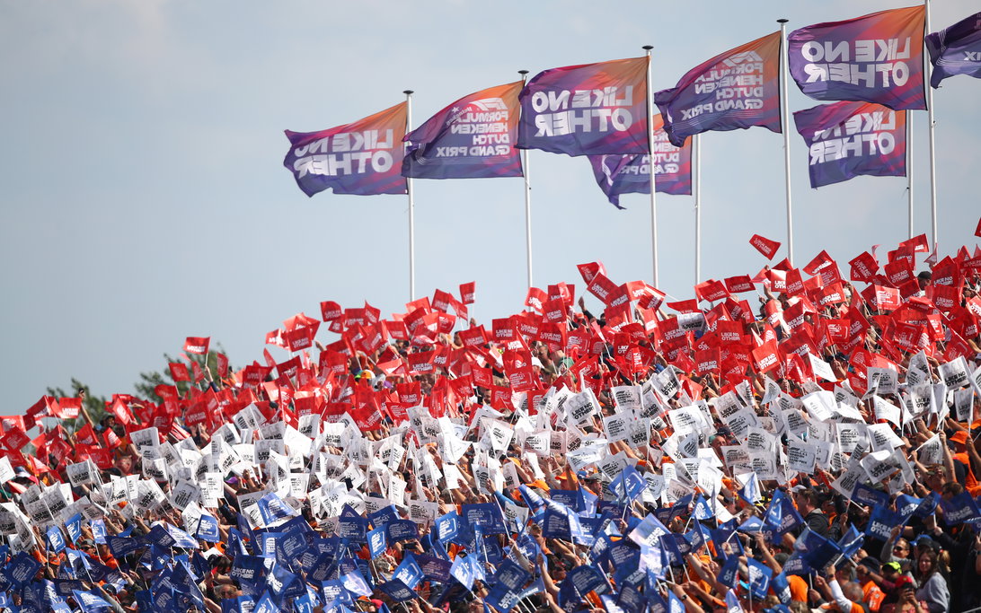 Circuit Zandvoort Dutch flag