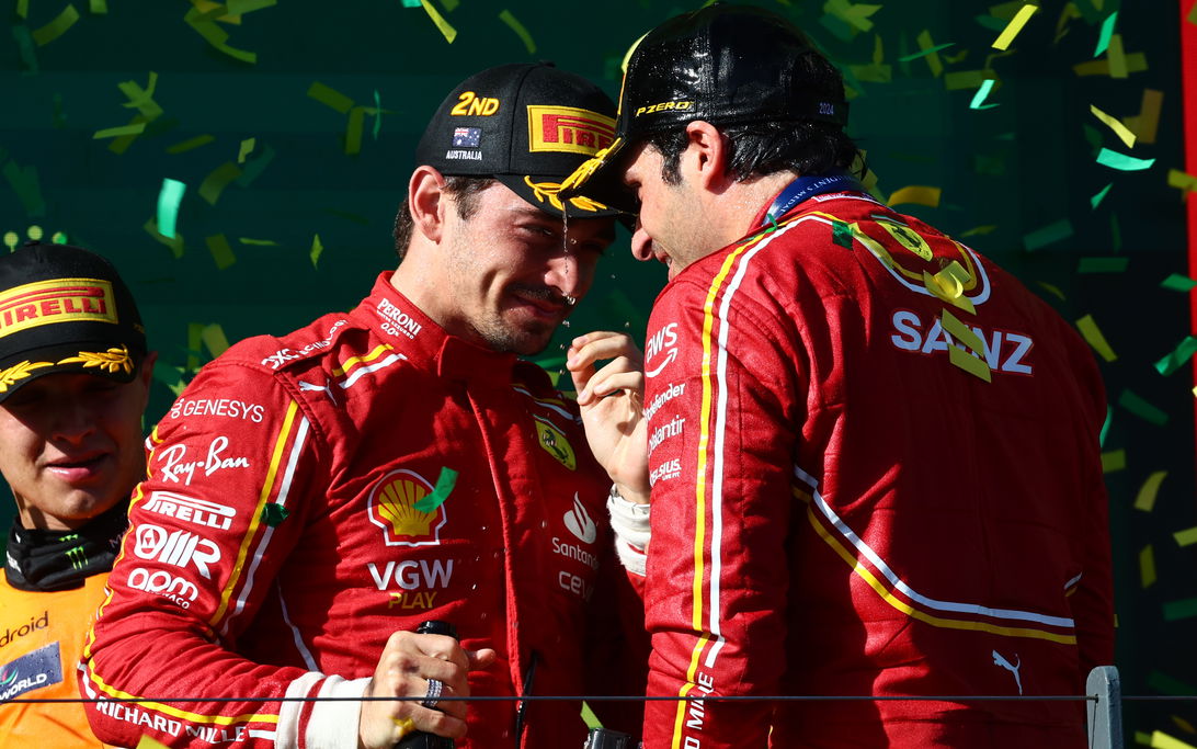 Sainz Leclerc Australia