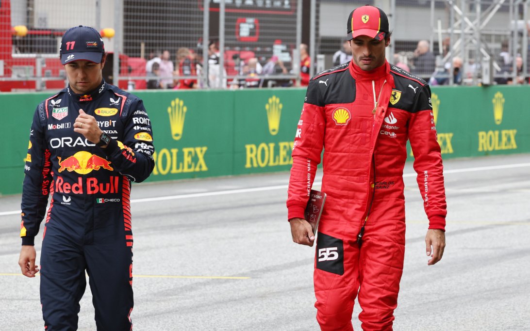 Carlos Sainz Sergio Perez