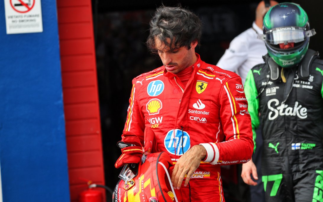 Sainz Imola post race