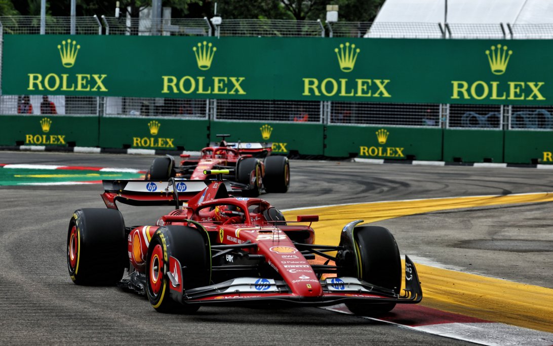 Sainz Leclerc Singapore