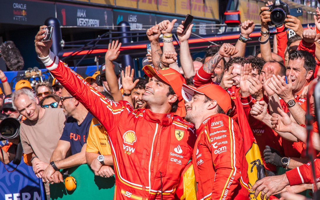 Sainz leclerc Australia