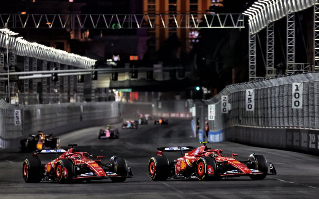 Sainz Las Vegas race