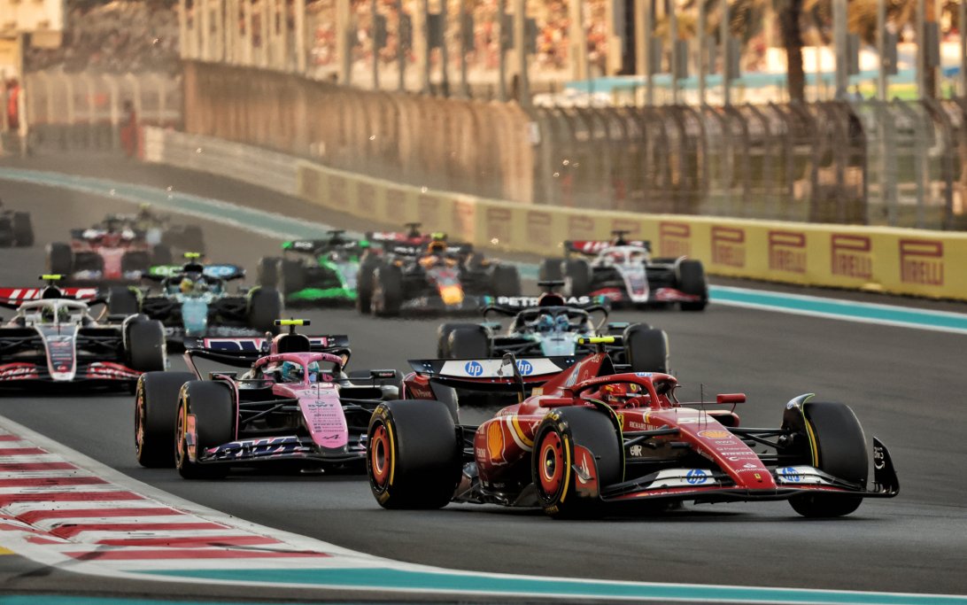 Sainz Abu Dhabi race