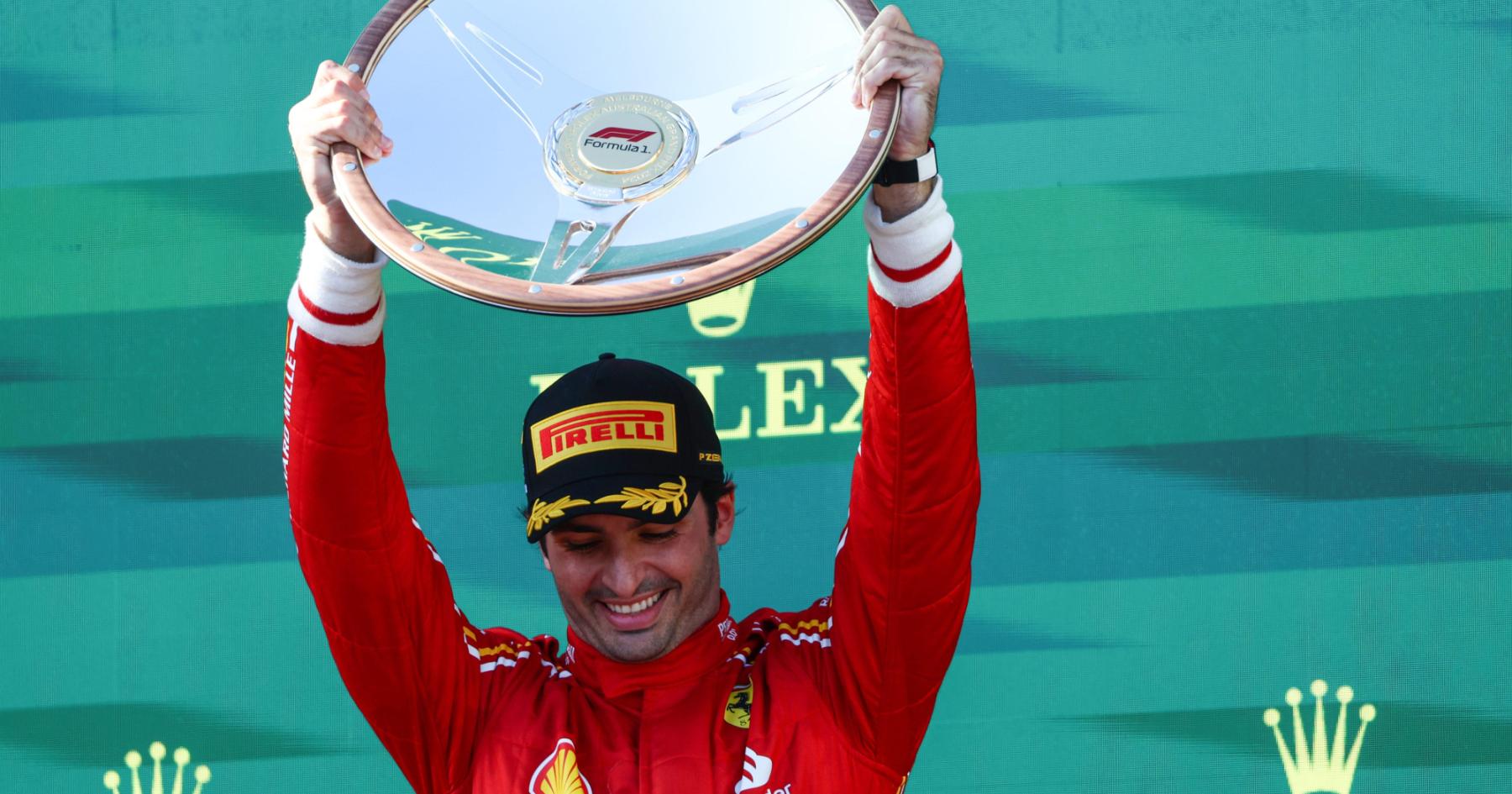 Verstappen streak suffers blazing end as Sainz puts himself in the shop