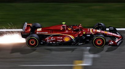 Sainz Bahrain test