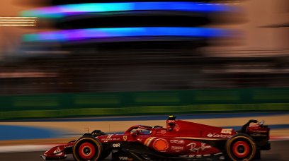 Sainz Bahrain test