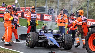 Gasly fastest as huge crash brings major disruption to final Dutch GP practice