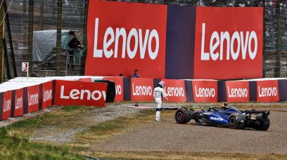 Sargeant Japan FP1 crash