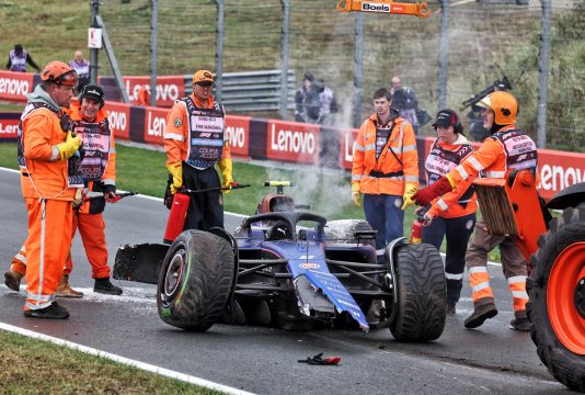 Sargeant crash FP3 Zandvoort