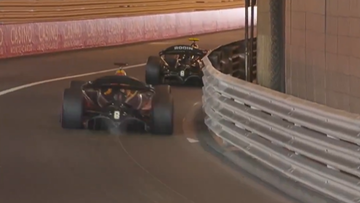 Hadjar ontsnapte aan angstaanjagende crash in Monaco