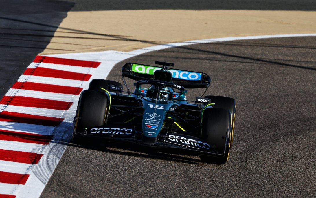 Stroll Bahrain test
