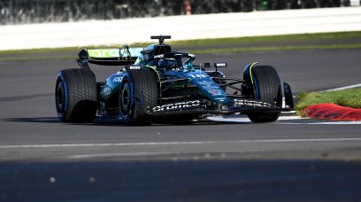 Stroll Aston Martin Shakedown