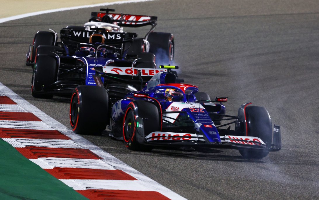 Tsunoda race Bahrain 2024