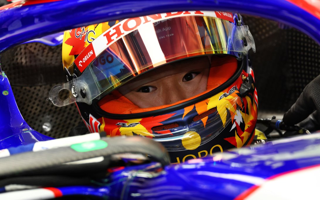 Tsunoda Bahrain test